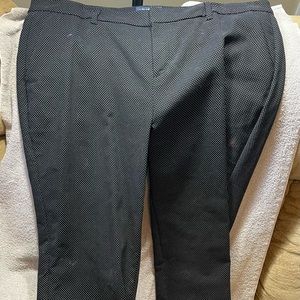 Old navy pixie pants.   Size 16. Black/white dots